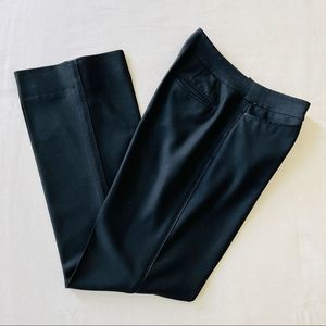 Ann Taylor LOFT Womens Pants Tuxedo Career Casual Fashion Straight Flat Black 2